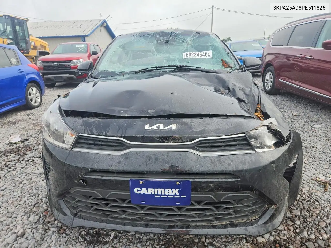 2023 Kia Rio S VIN: 3KPA25AD8PE511826 Lot: 60224646