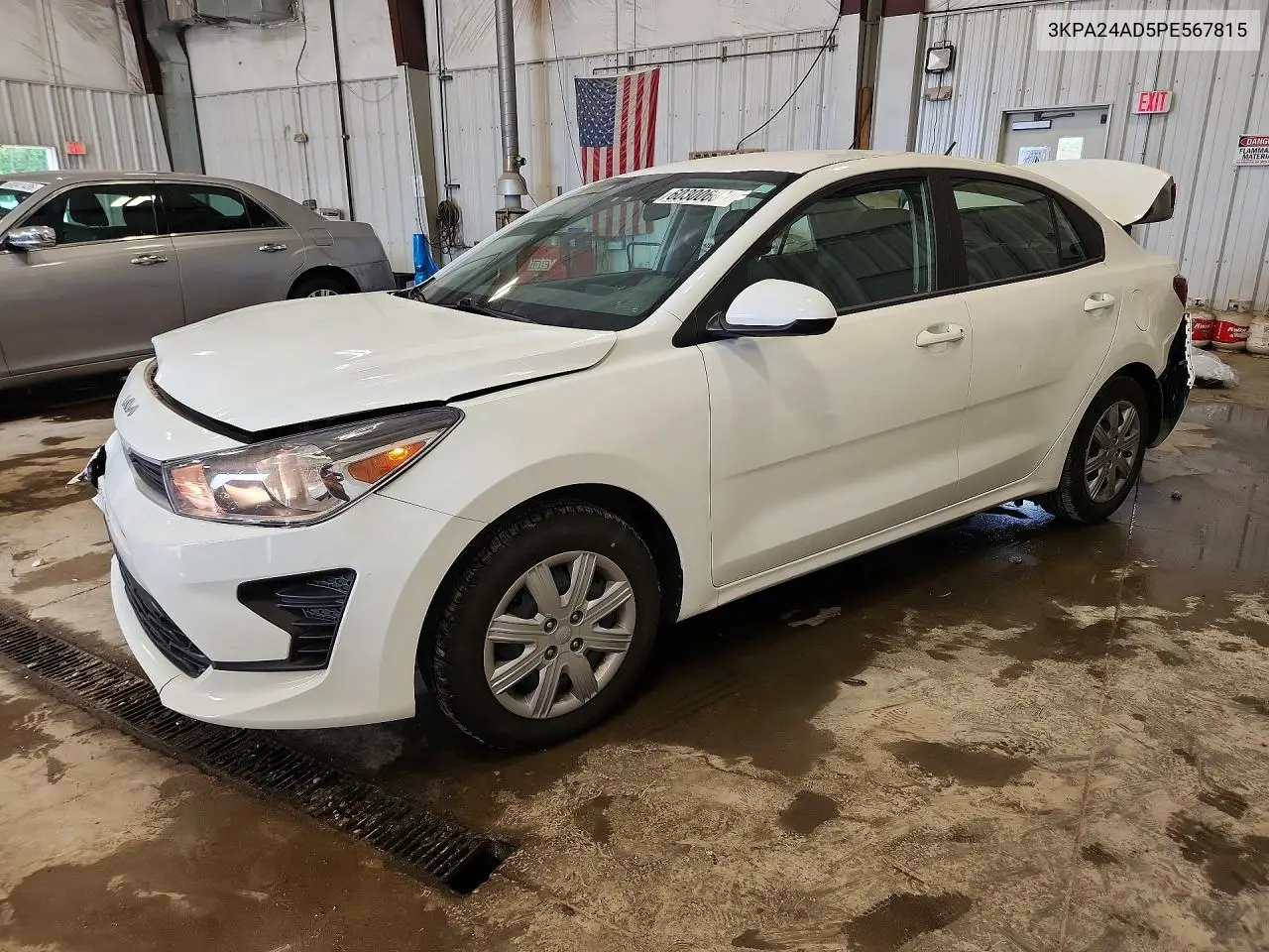 2023 Kia Rio S VIN: 3KPA24AD5PE567815 Lot: 60300666