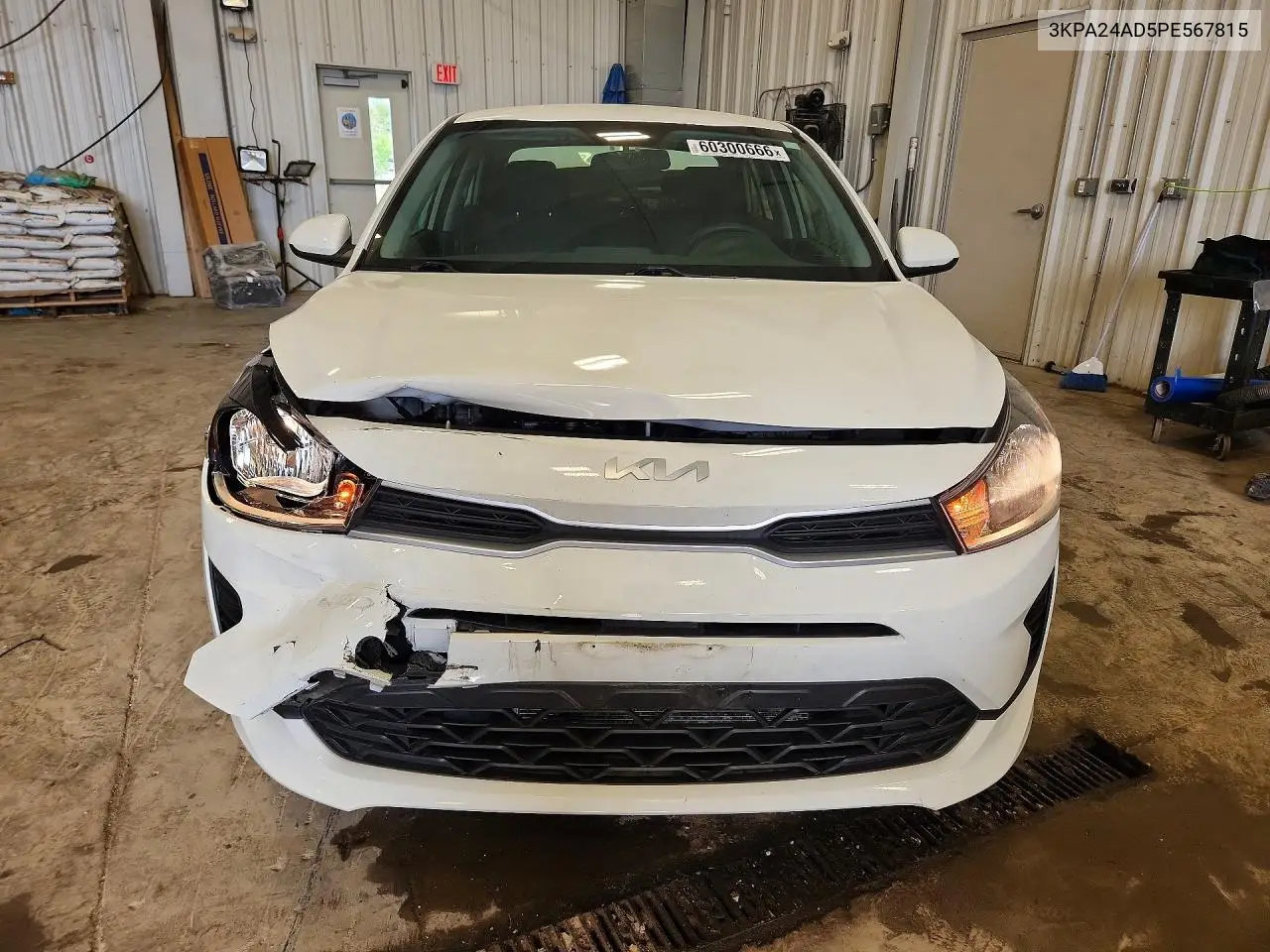 2023 Kia Rio S VIN: 3KPA24AD5PE567815 Lot: 60300666