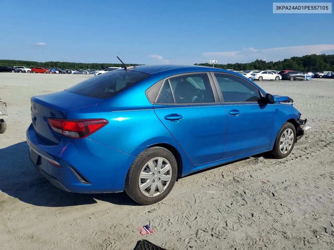 2023 Kia Rio S VIN: 3KPA24AD1PE557105 Lot: 60377066