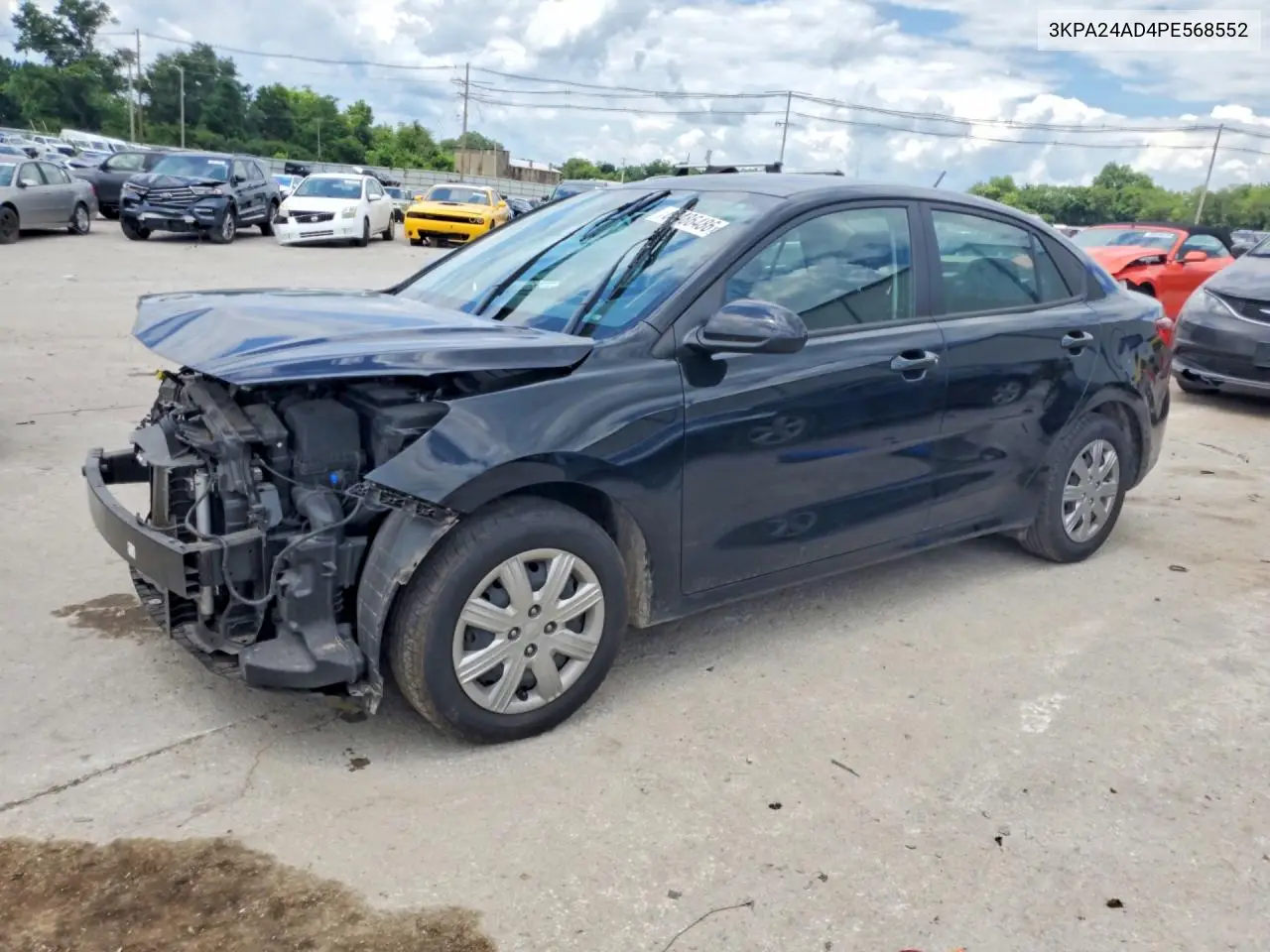 2023 Kia Rio Lx VIN: 3KPA24AD4PE568552 Lot: 60486486