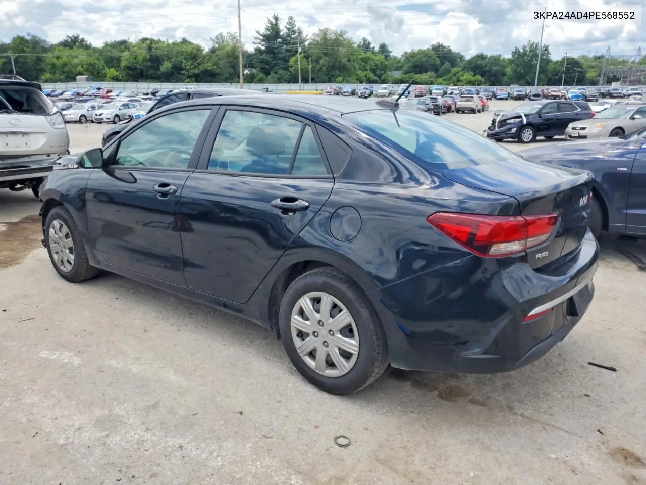 2023 Kia Rio Lx VIN: 3KPA24AD4PE568552 Lot: 60486486