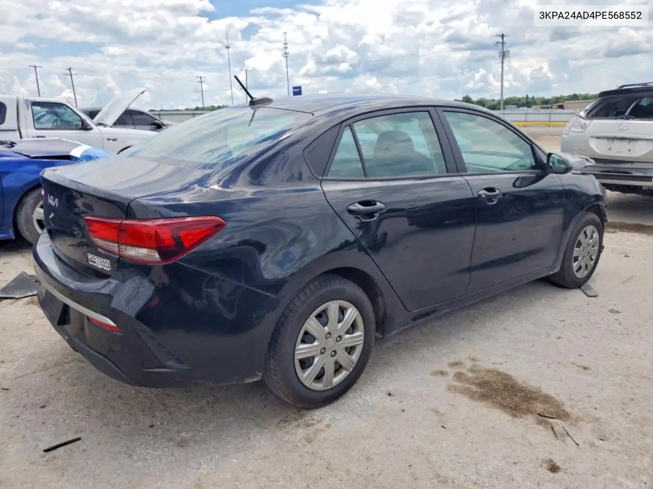 2023 Kia Rio Lx VIN: 3KPA24AD4PE568552 Lot: 60486486