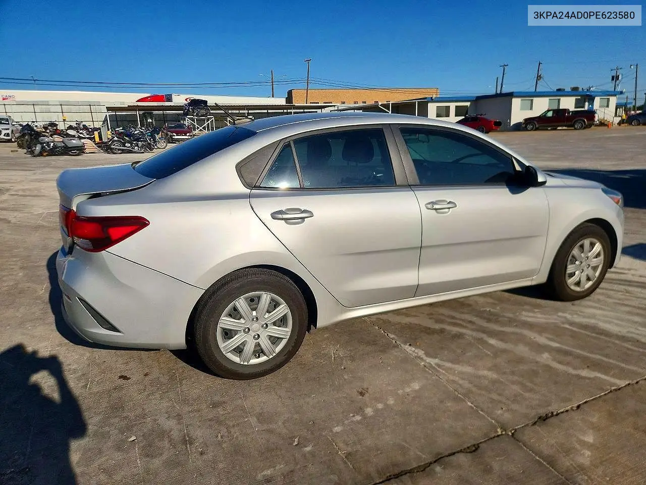 2023 Kia Rio Lx VIN: 3KPA24AD0PE623580 Lot: 60576176