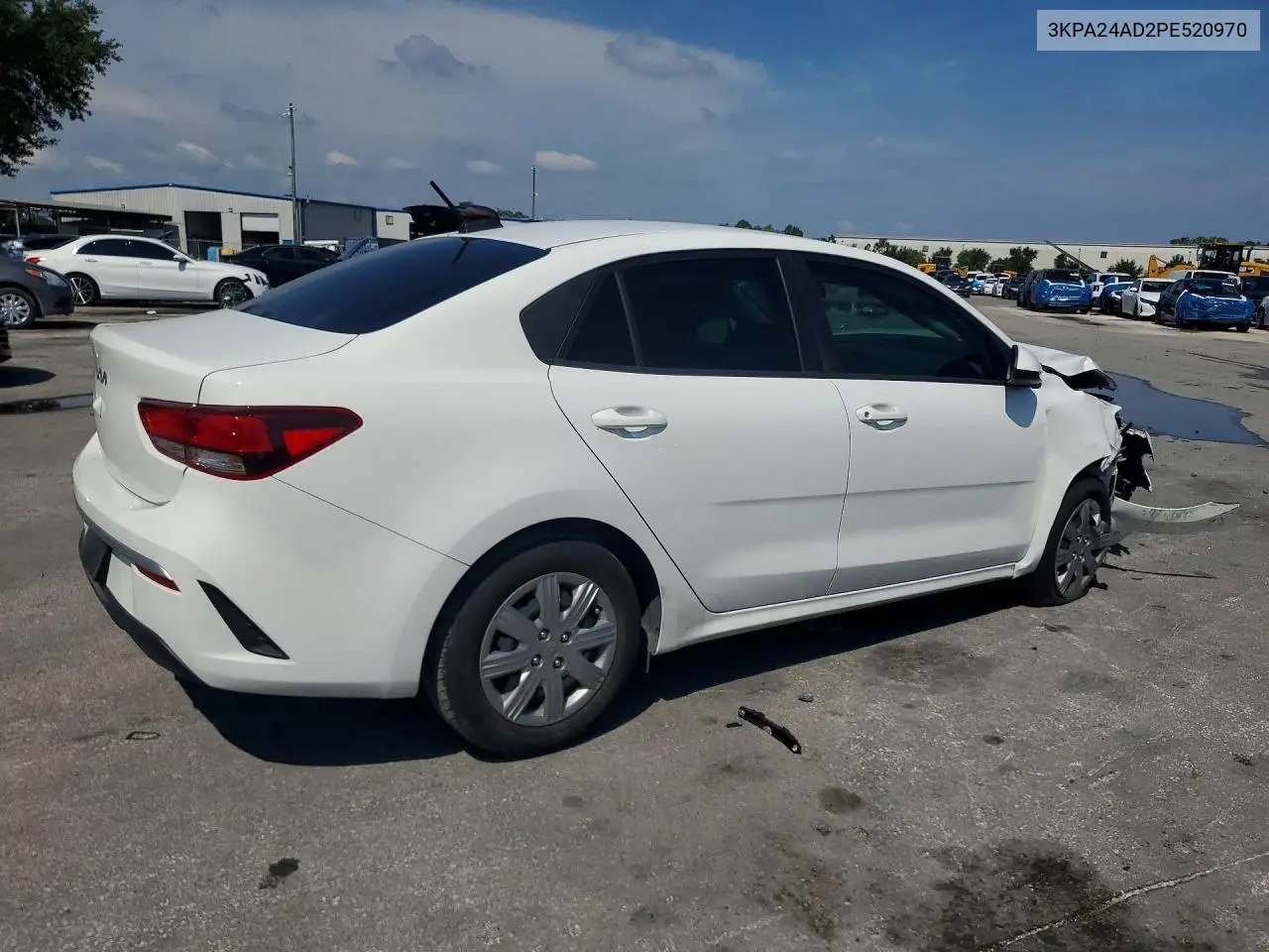 2023 Kia Rio Lx VIN: 3KPA24AD2PE520970 Lot: 61375916