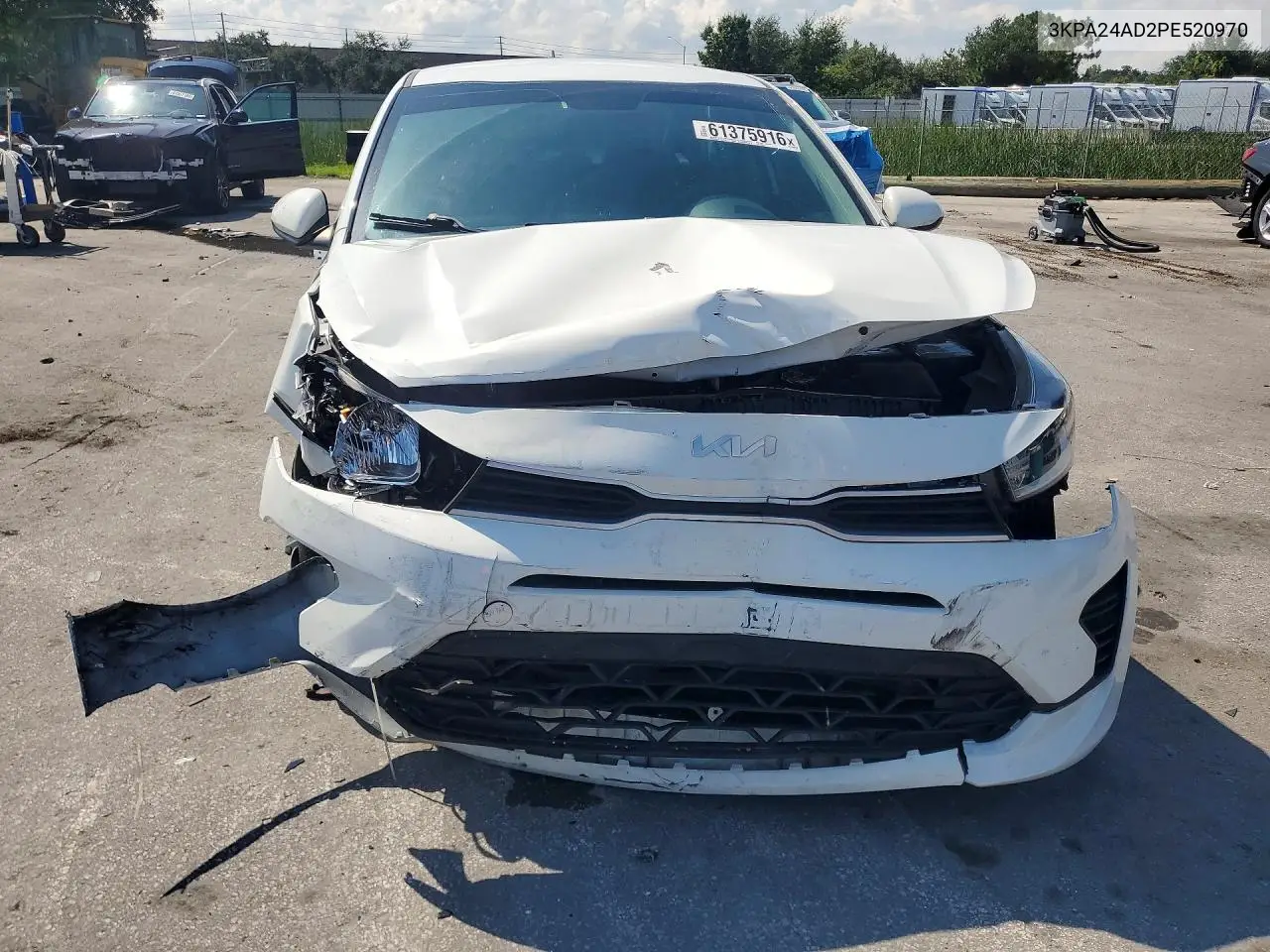 2023 Kia Rio Lx VIN: 3KPA24AD2PE520970 Lot: 61375916