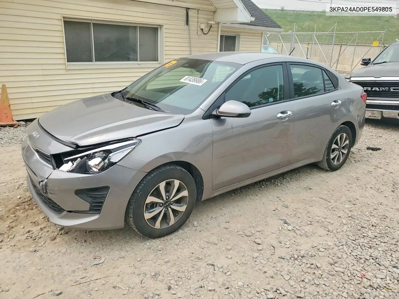 2023 Kia Rio S VIN: 3KPA24AD0PE549805 Lot: 61439986