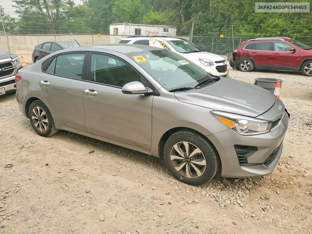 2023 Kia Rio S VIN: 3KPA24AD0PE549805 Lot: 61439986