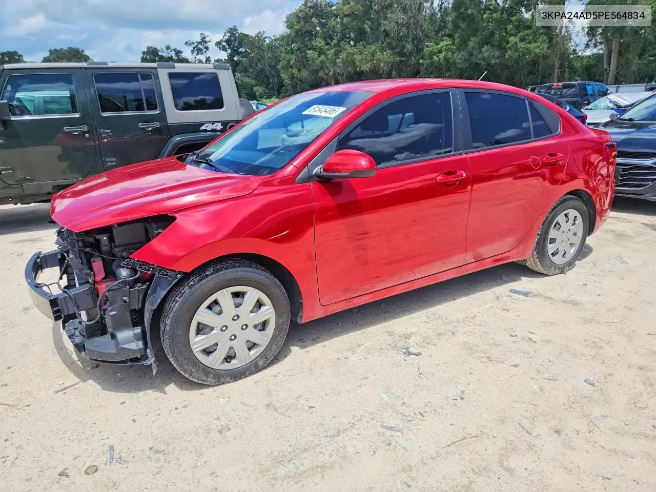 2023 Kia Rio S VIN: 3KPA24AD5PE564834 Lot: 61545406