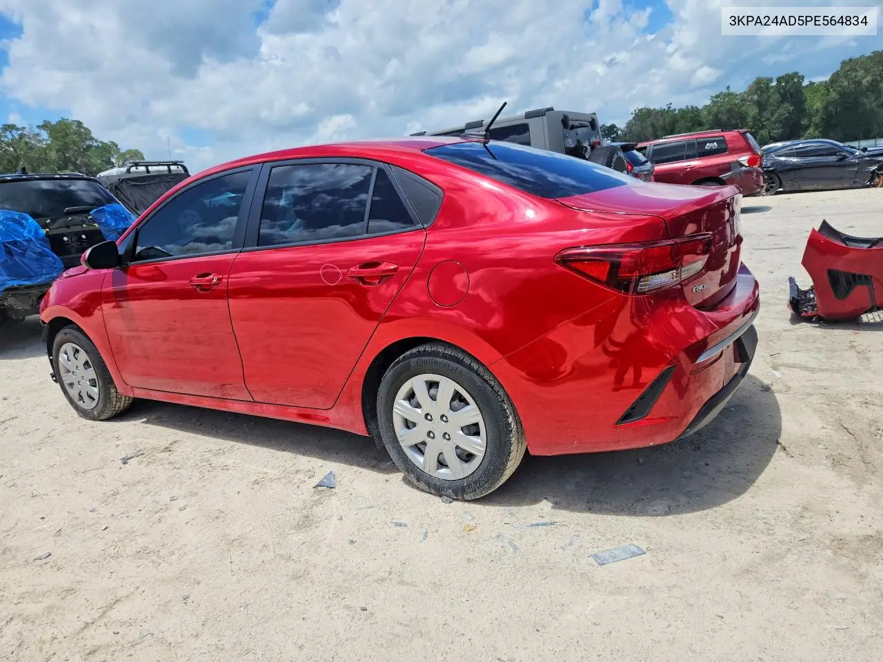 2023 Kia Rio S VIN: 3KPA24AD5PE564834 Lot: 61545406