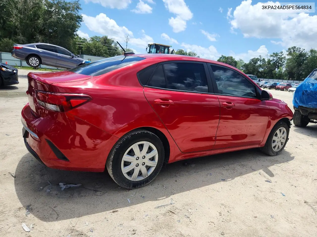2023 Kia Rio S VIN: 3KPA24AD5PE564834 Lot: 61545406