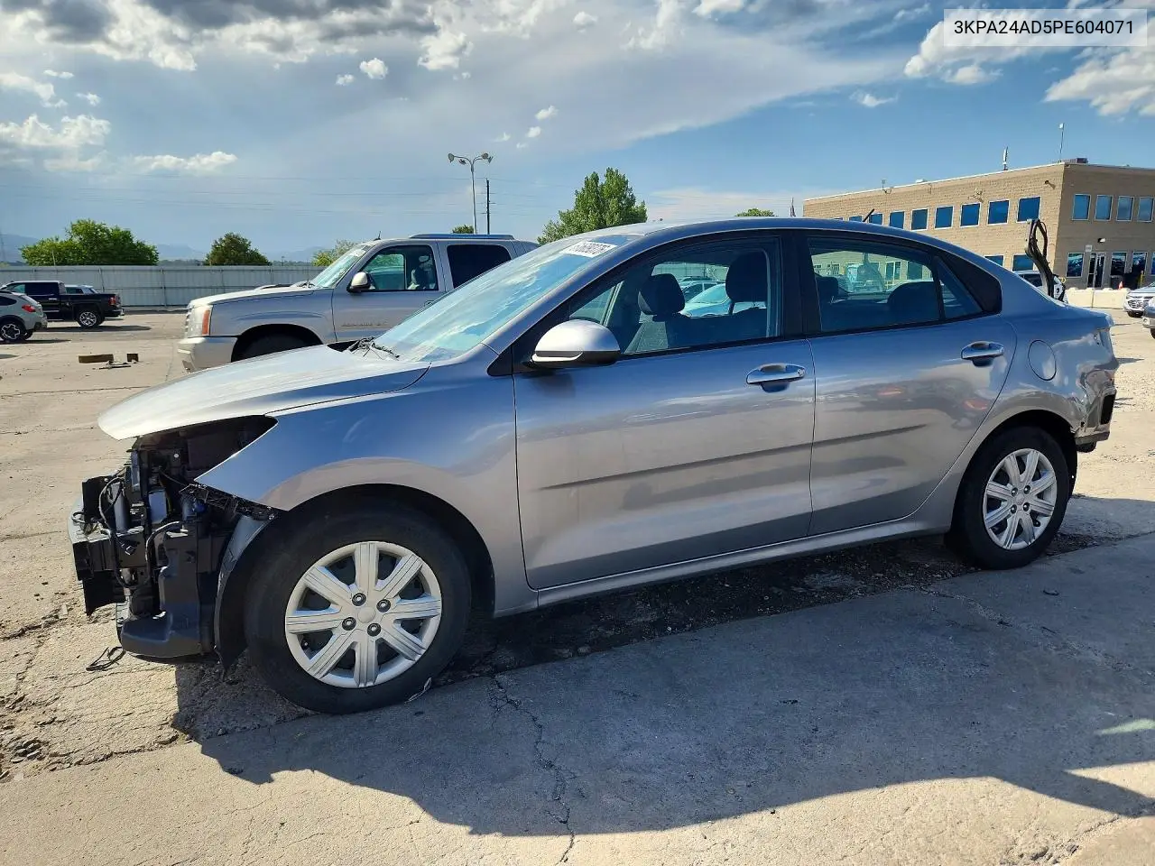 2023 Kia Rio S VIN: 3KPA24AD5PE604071 Lot: 61609376