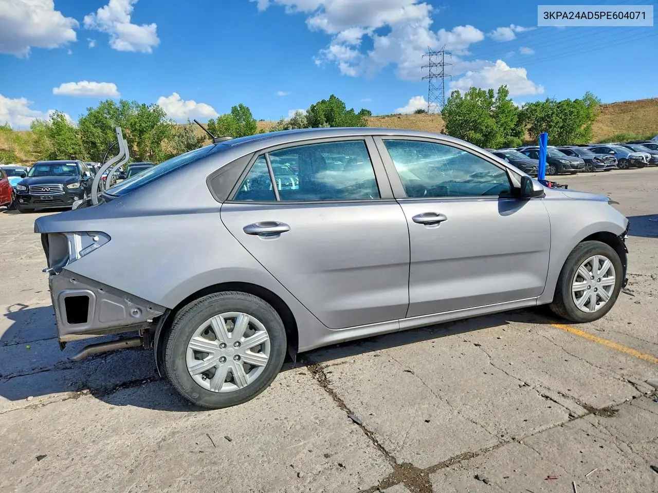 2023 Kia Rio S VIN: 3KPA24AD5PE604071 Lot: 61609376