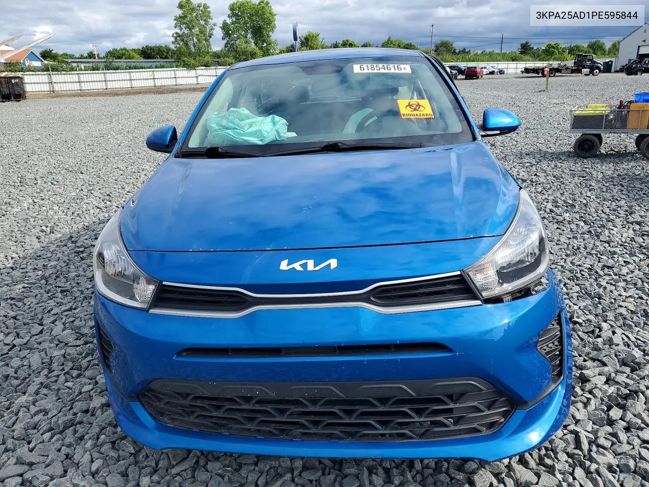 2023 Kia Rio S VIN: 3KPA25AD1PE595844 Lot: 61854616