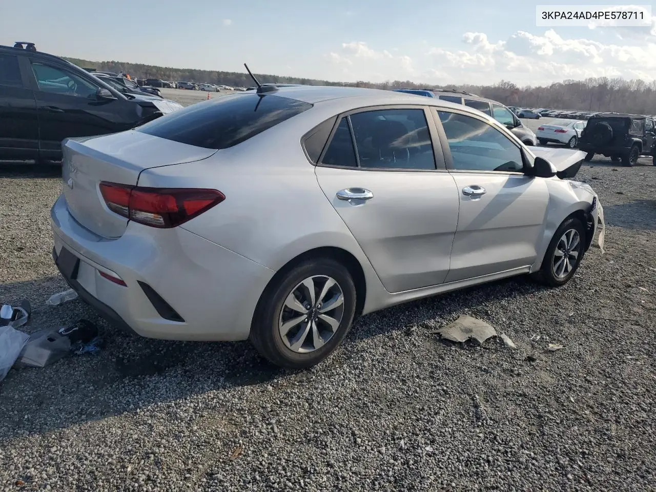 3KPA24AD4PE578711 2023 Kia Rio S