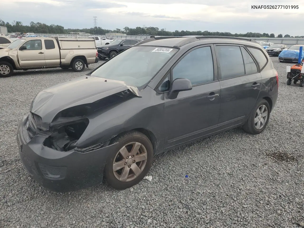 2007 Kia Rondo Lx VIN: KNAFG526277101995 Lot: 56804356