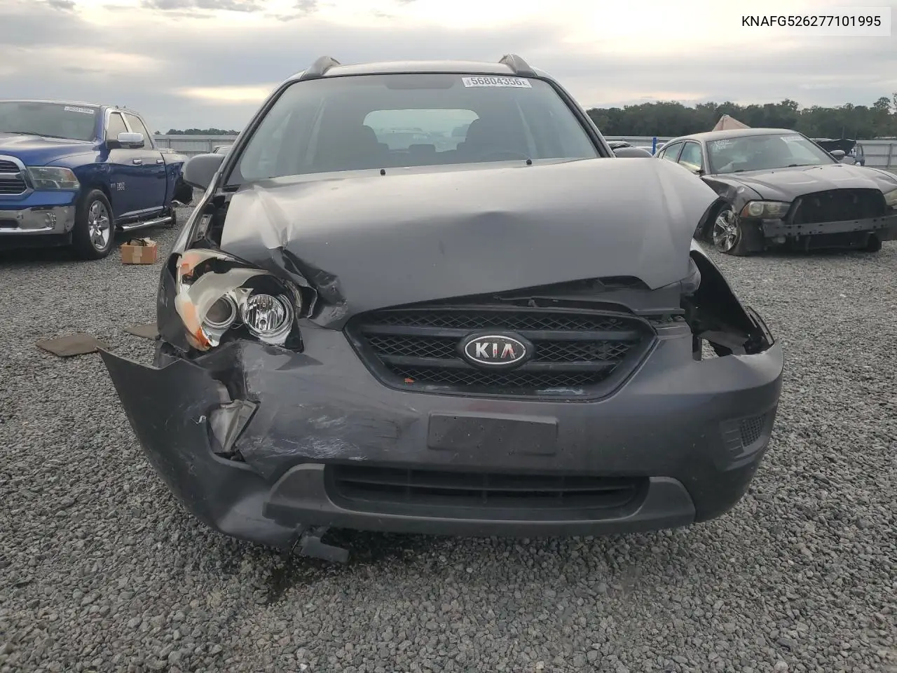 2007 Kia Rondo Lx VIN: KNAFG526277101995 Lot: 56804356