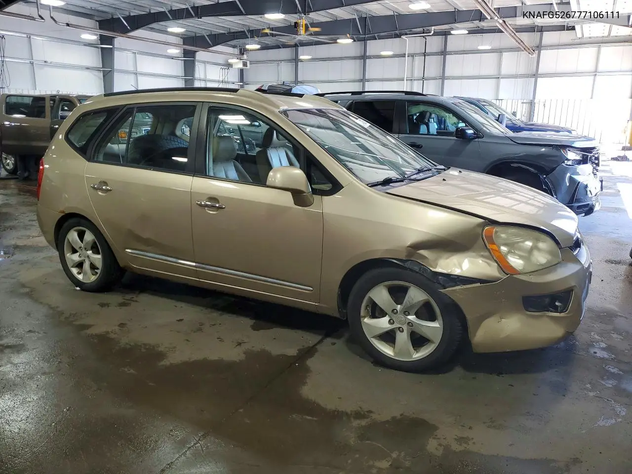 2007 Kia Rondo Lx VIN: KNAFG526777106111 Lot: 60148366