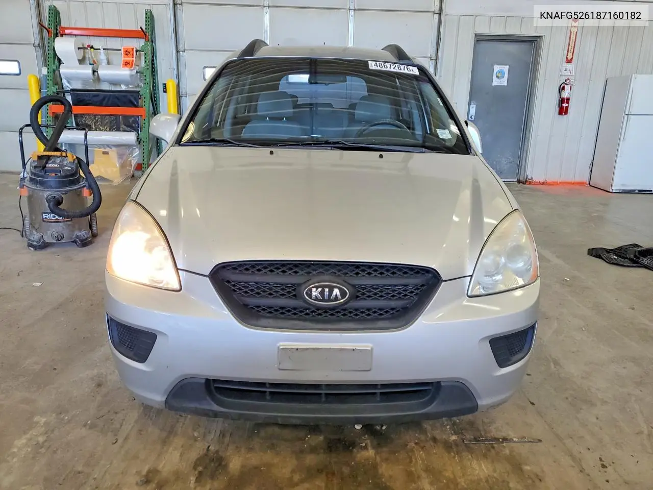 2008 Kia Rondo Lx VIN: KNAFG526187160182 Lot: 48672876