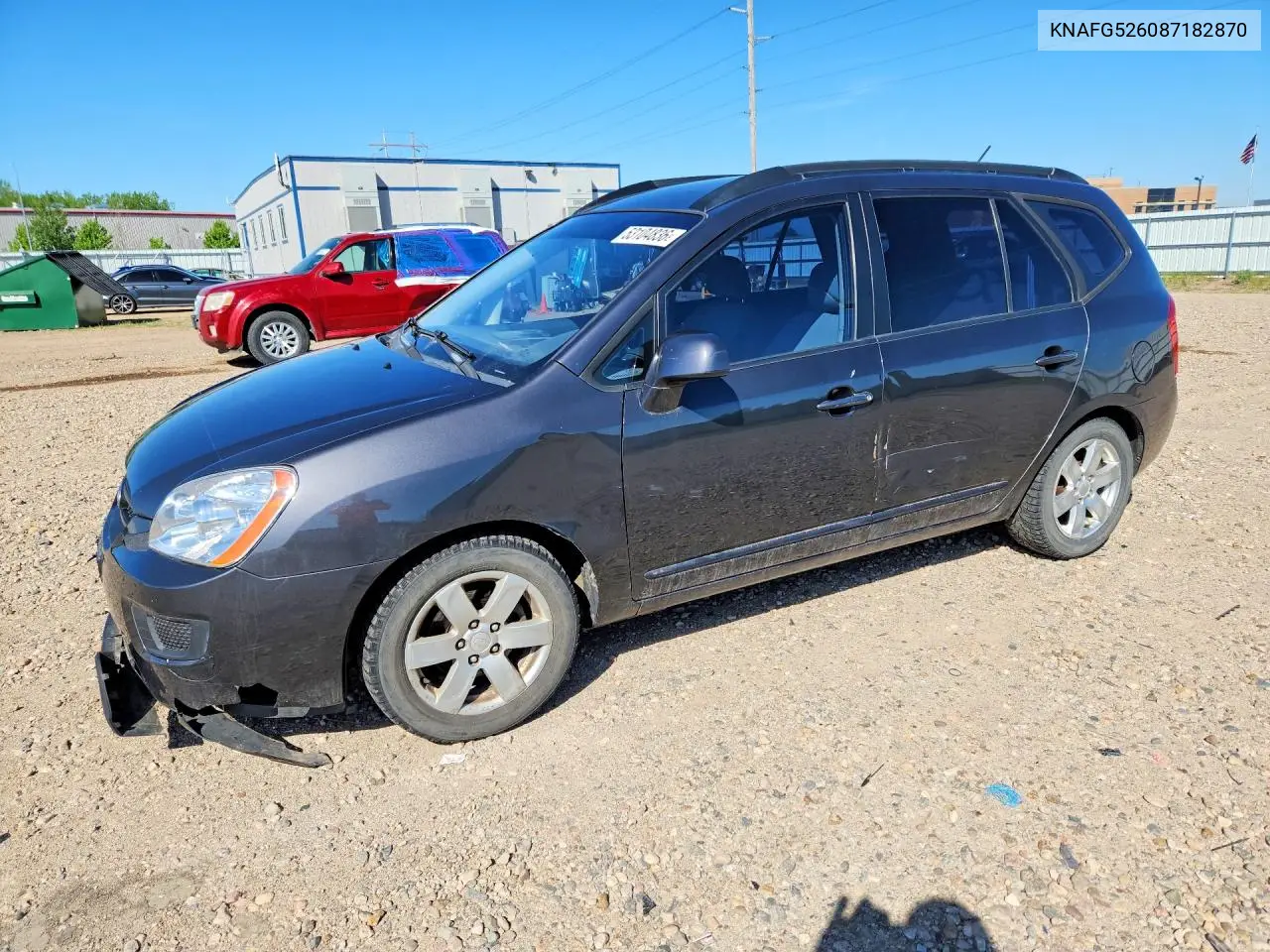 2008 Kia Rondo Lx VIN: KNAFG526087182870 Lot: 53104836