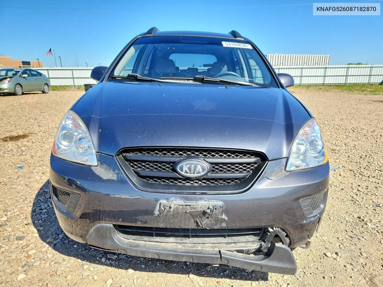 2008 Kia Rondo Lx VIN: KNAFG526087182870 Lot: 53104836