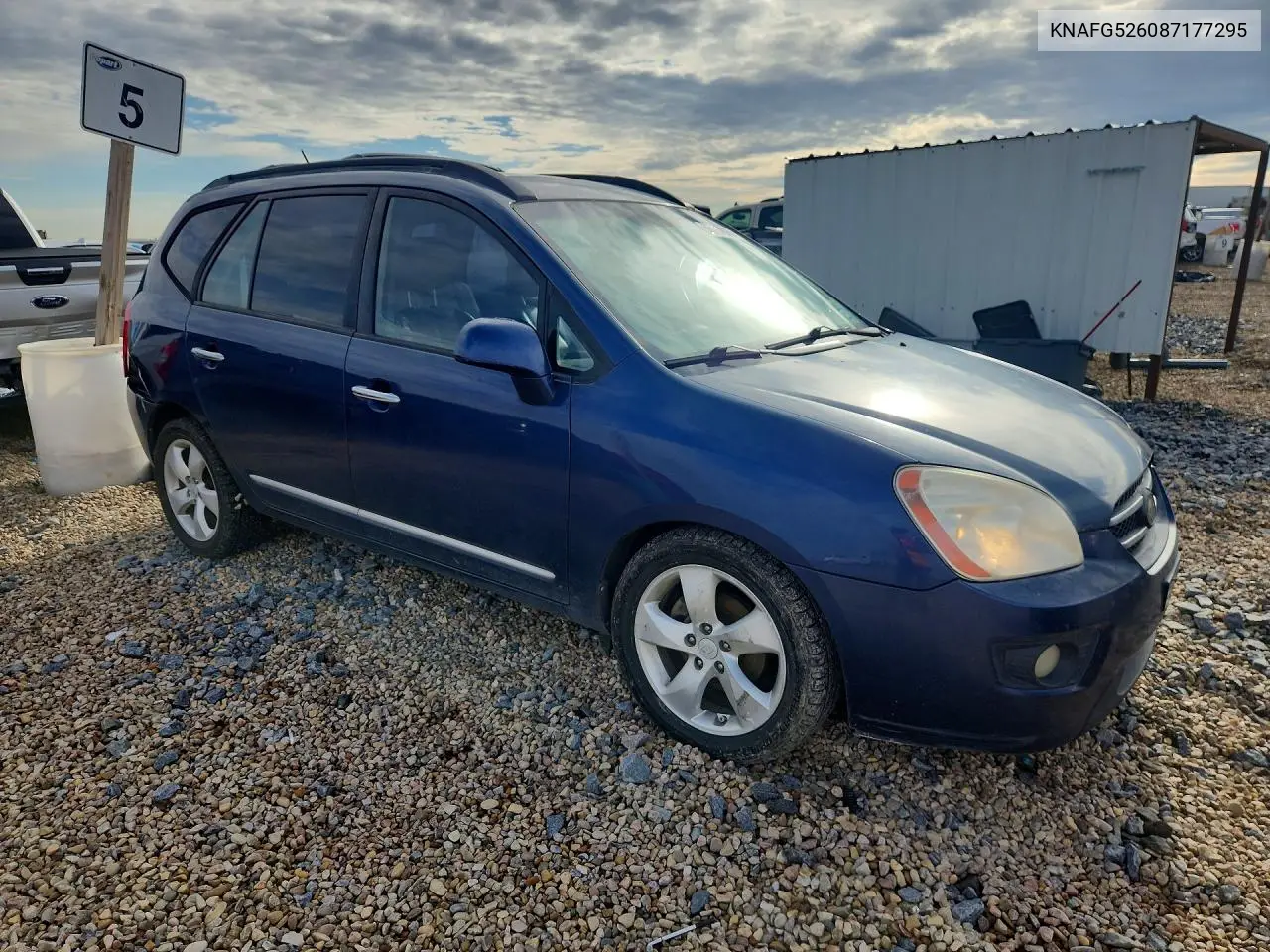 2008 Kia Rondo Lx VIN: KNAFG526087177295 Lot: 55787626
