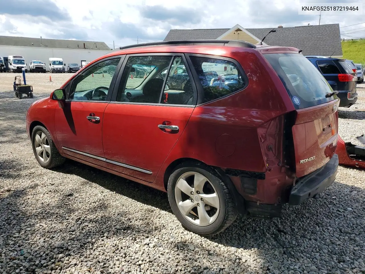 2008 Kia Rondo Lx VIN: KNAFG525187219464 Lot: 57513716