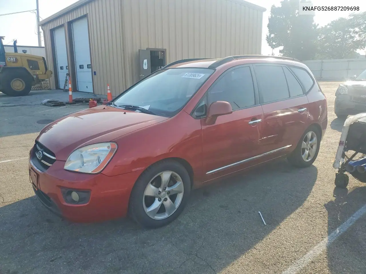 2008 Kia Rondo/Lx/E VIN: KNAFG526887209698 Lot: 61389626