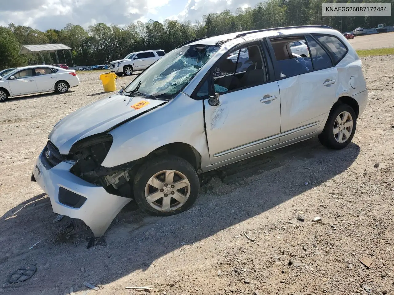 2008 Kia Rondo Lx VIN: KNAFG526087172484 Lot: 84717225