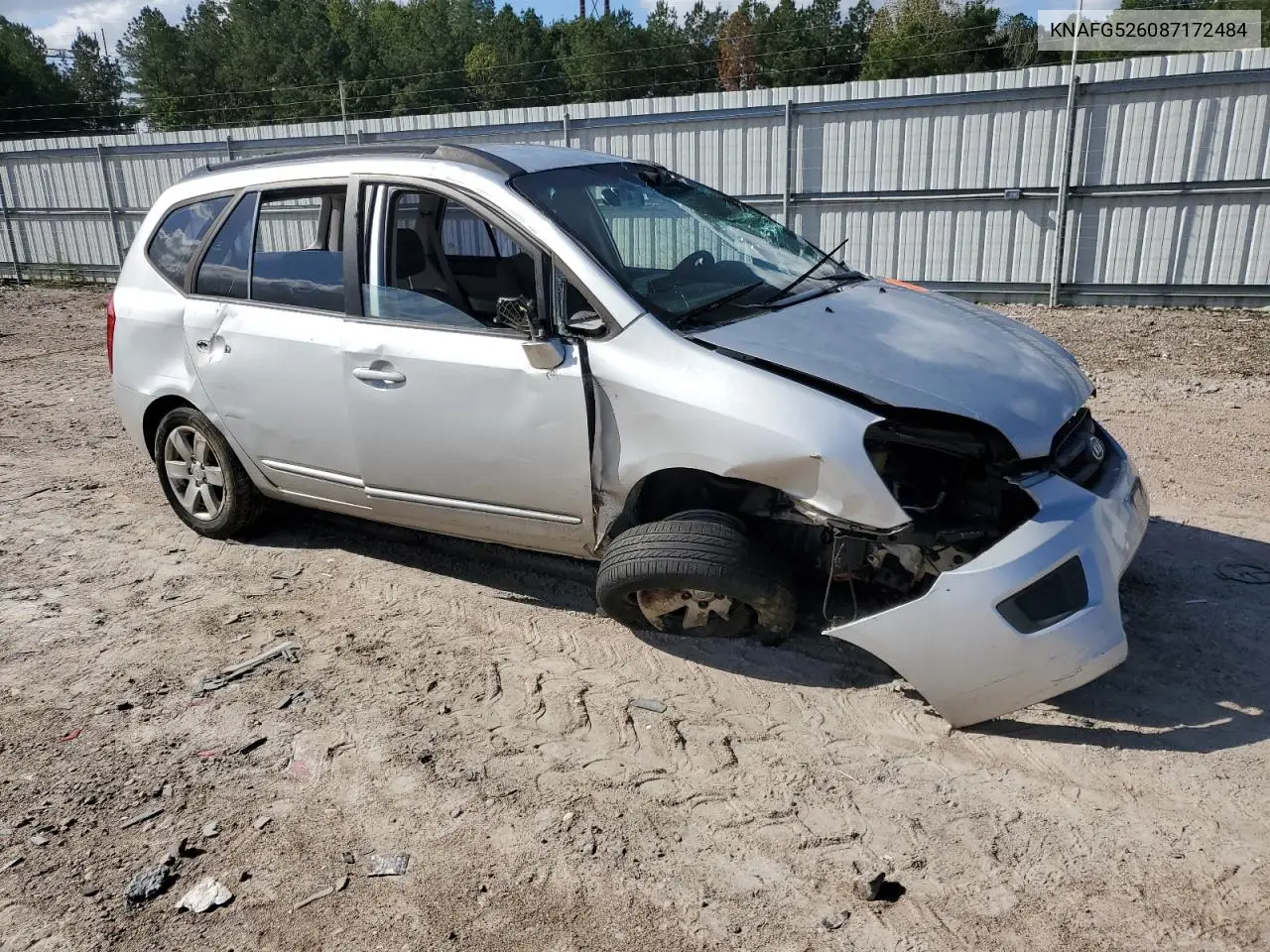 2008 Kia Rondo Lx VIN: KNAFG526087172484 Lot: 84717225