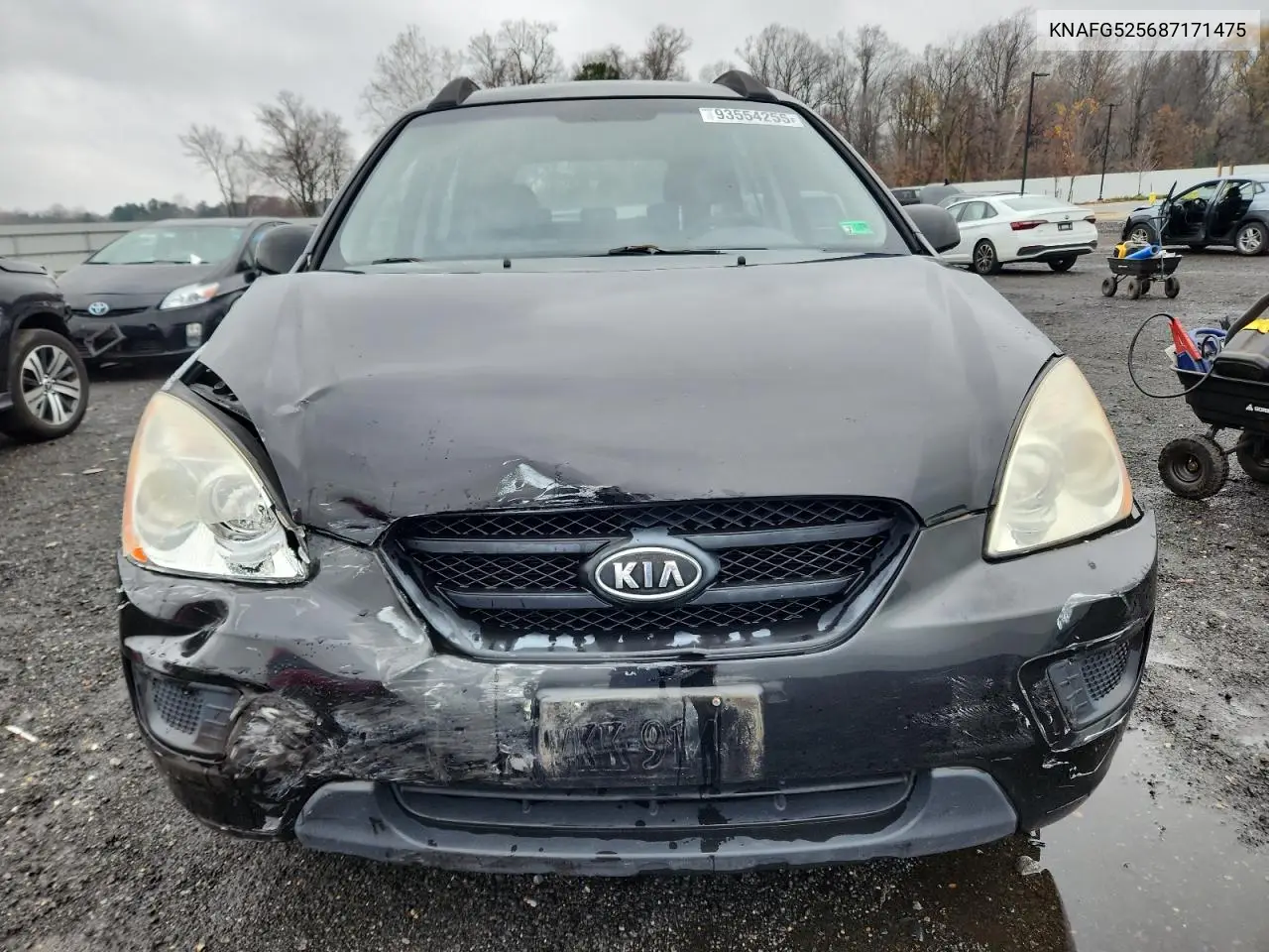 2008 Kia Rondo Base VIN: KNAFG525687171475 Lot: 93554255