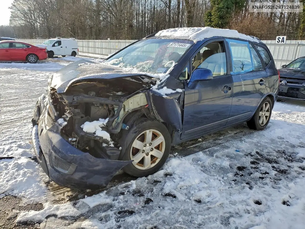 2008 Kia Rondo VIN: KNAFG526287124839 Lot: 97171445