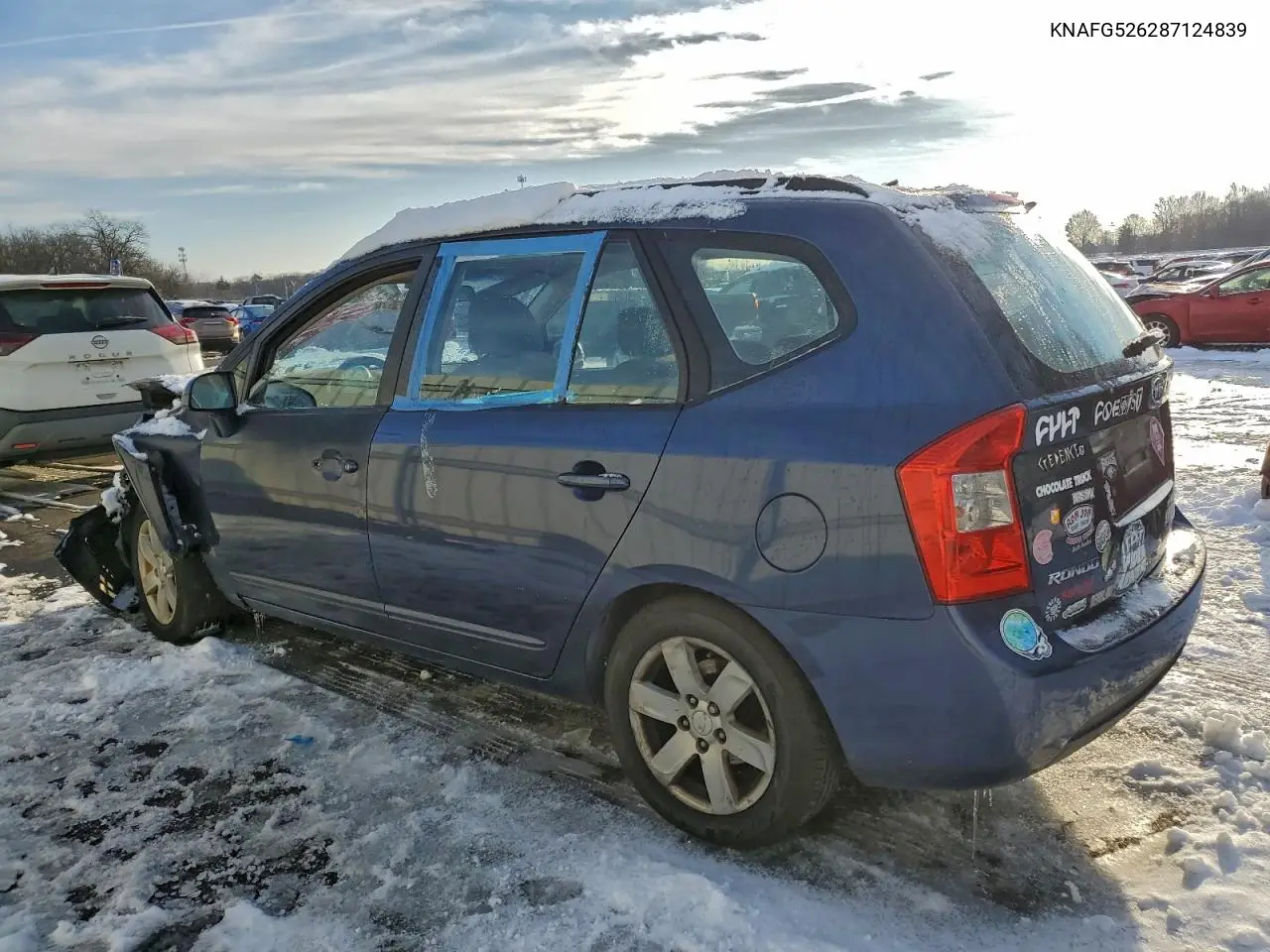 2008 Kia Rondo VIN: KNAFG526287124839 Lot: 97171445