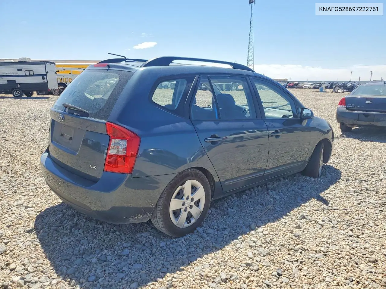 2009 Kia Rondo Base VIN: KNAFG528697222761 Lot: 53963406
