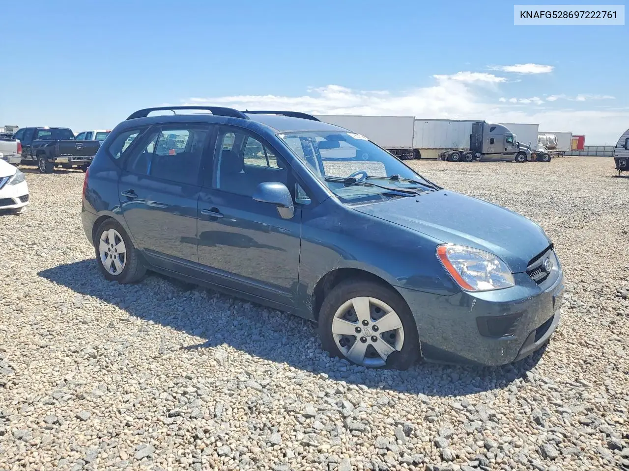 2009 Kia Rondo Base VIN: KNAFG528697222761 Lot: 53963406