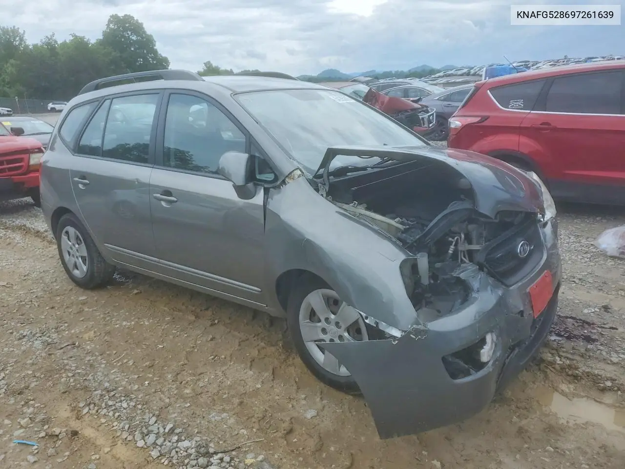 2009 Kia Rondo Base VIN: KNAFG528697261639 Lot: 54285016