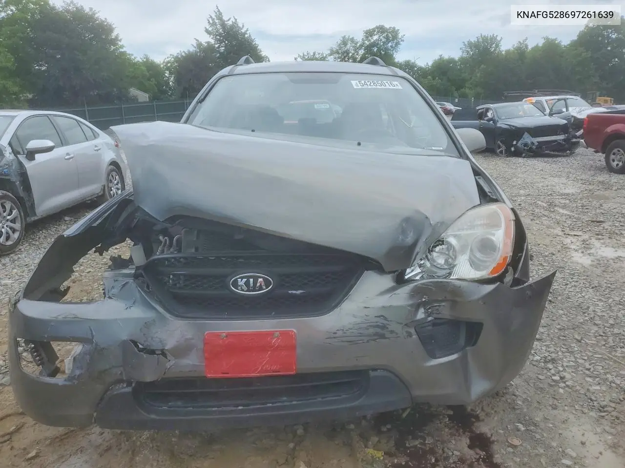 2009 Kia Rondo Base VIN: KNAFG528697261639 Lot: 54285016