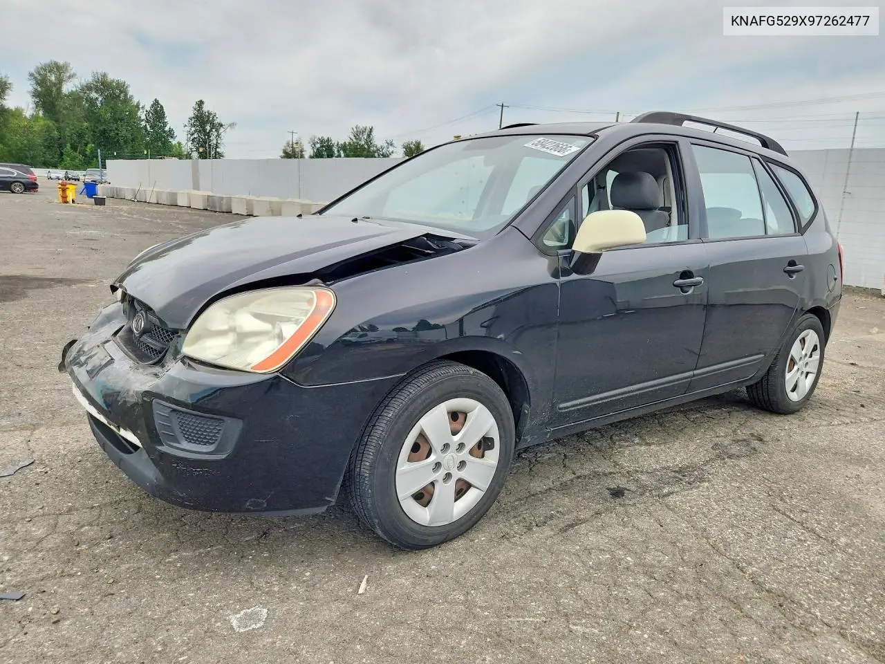 2009 Kia Rondo Base VIN: KNAFG529X97262477 Lot: 58422666