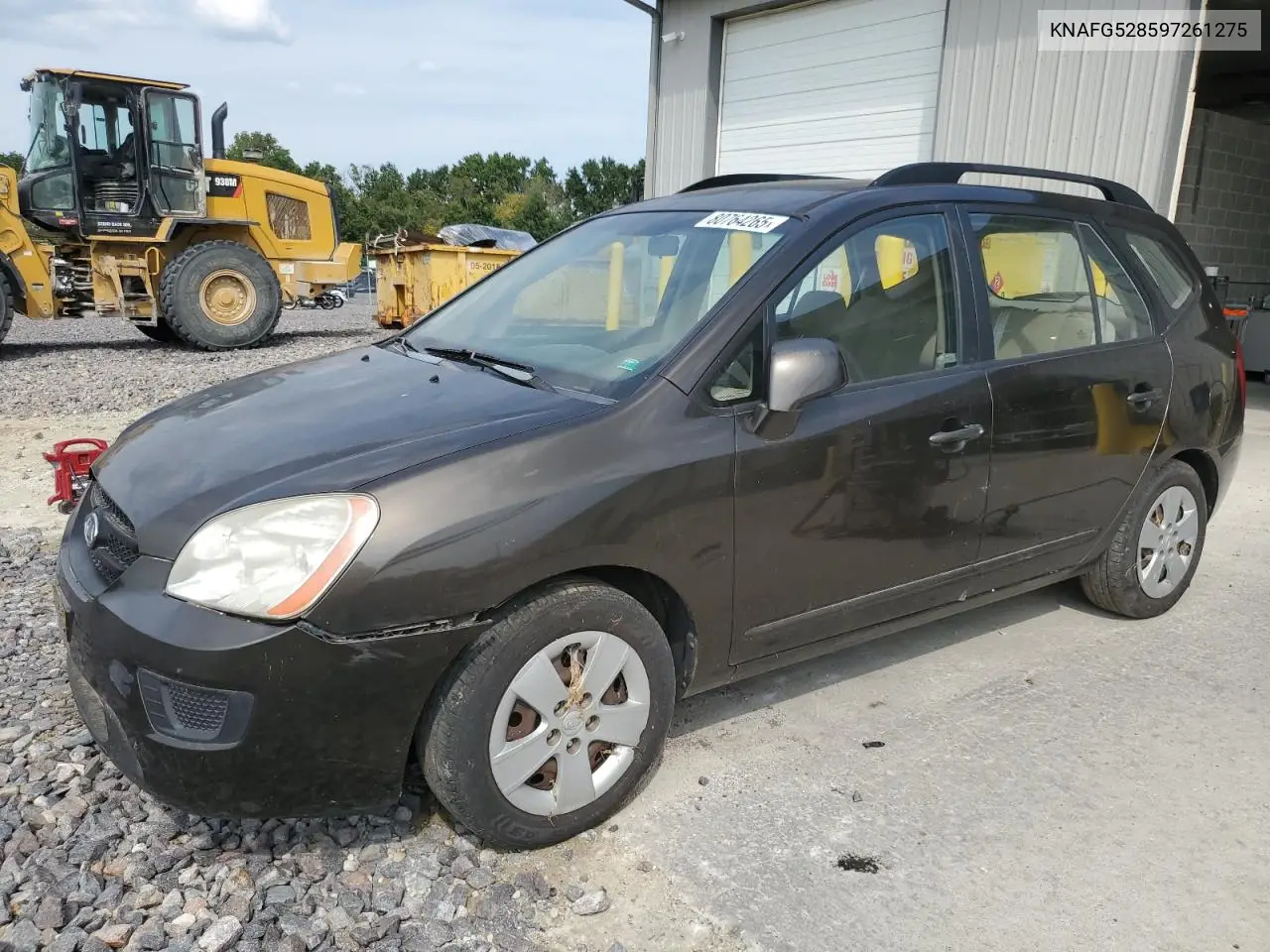 2009 Kia Rondo VIN: KNAFG528597261275 Lot: 61197616