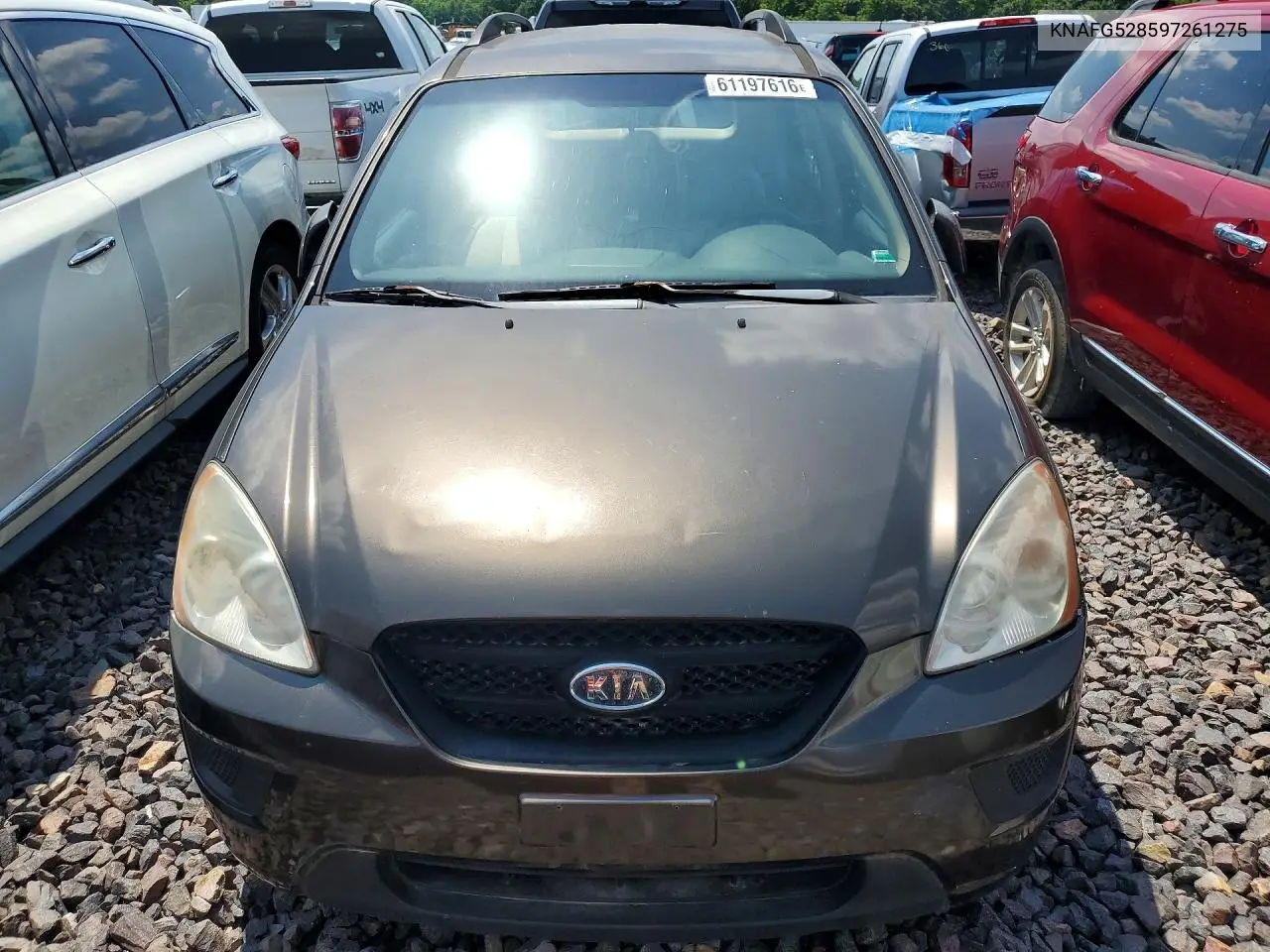 2009 Kia Rondo VIN: KNAFG528597261275 Lot: 61197616