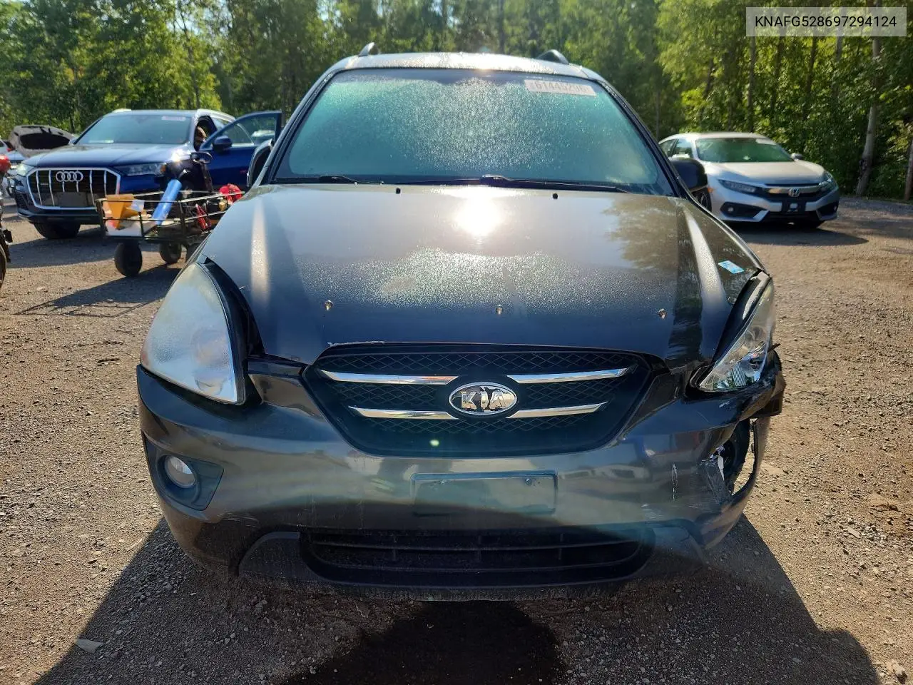 2009 Kia Rondo Base VIN: KNAFG528697294124 Lot: 61445296