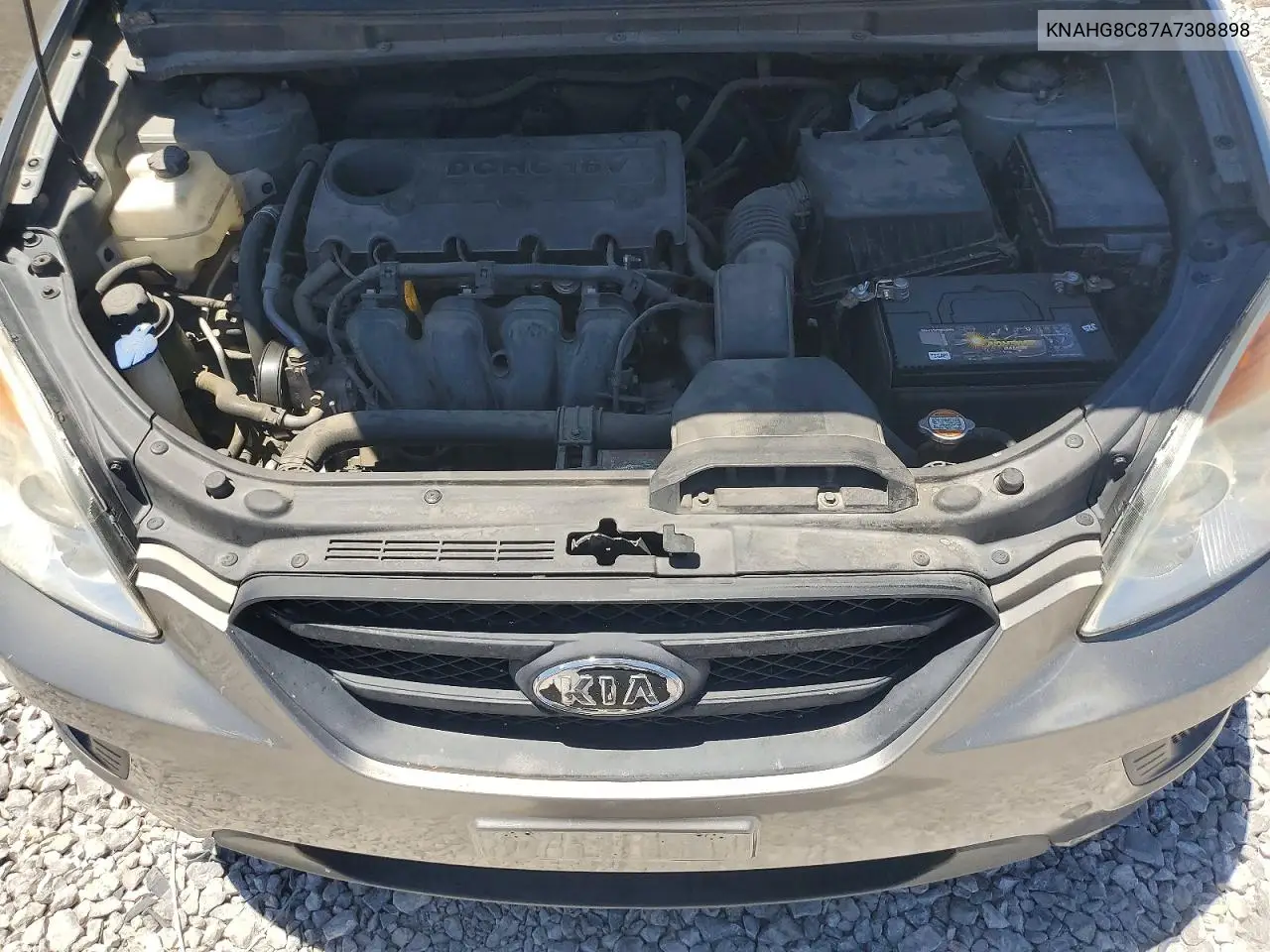 2010 Kia Rondo Lx VIN: KNAHG8C87A7308898 Lot: 61364456