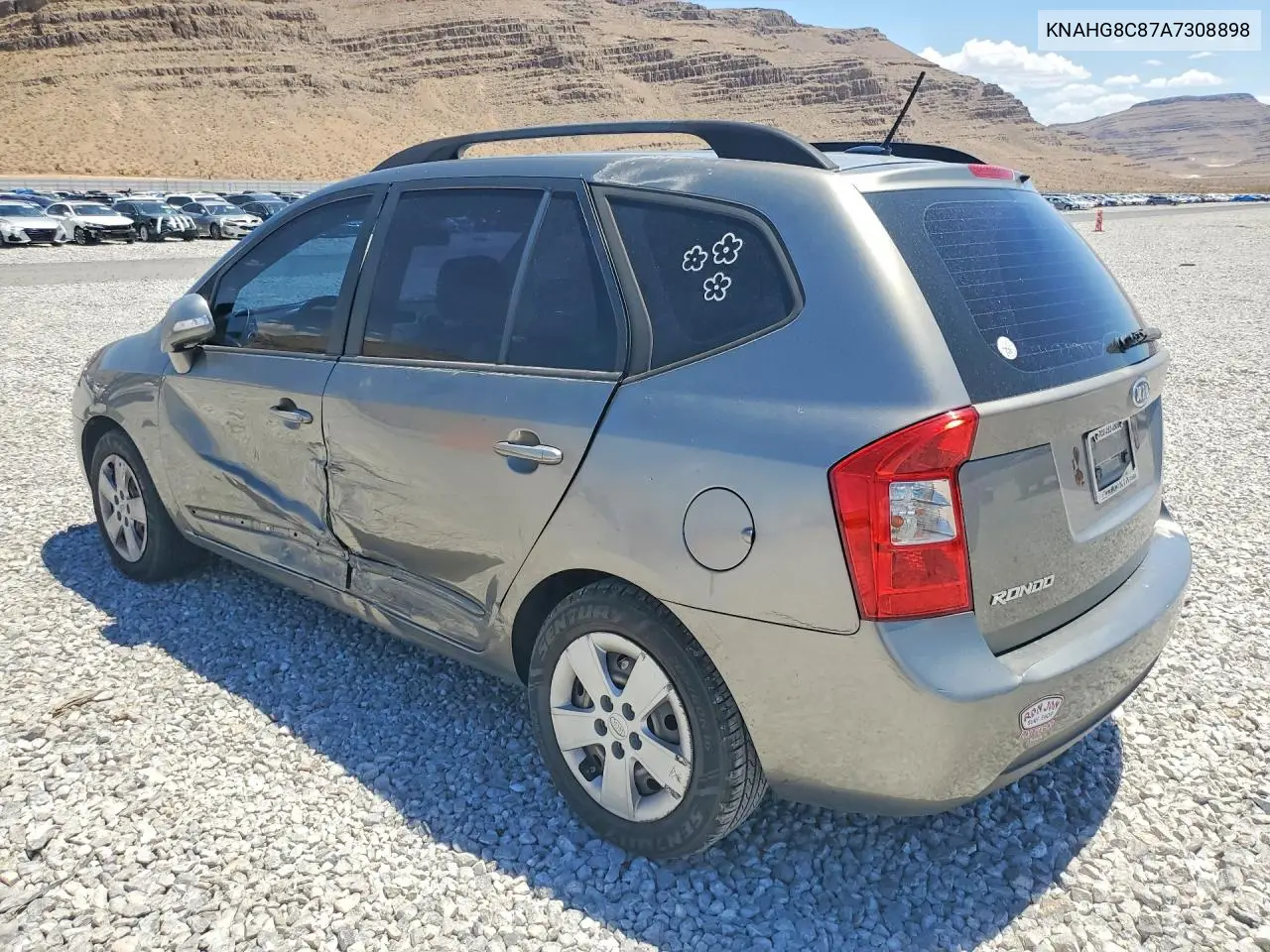 2010 Kia Rondo Lx VIN: KNAHG8C87A7308898 Lot: 61364456