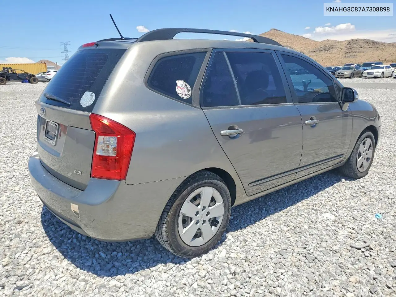 2010 Kia Rondo Lx VIN: KNAHG8C87A7308898 Lot: 61364456