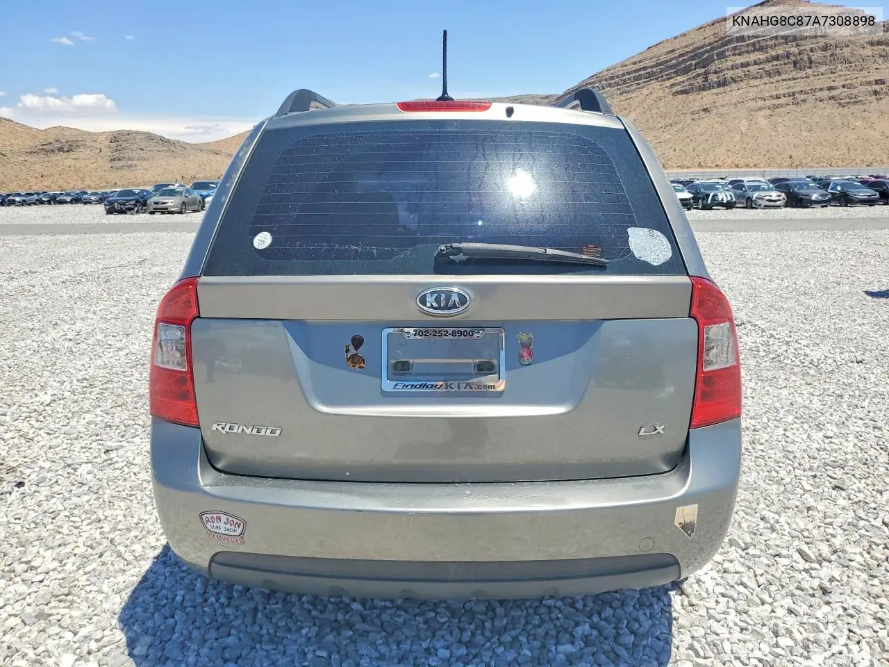 2010 Kia Rondo Lx VIN: KNAHG8C87A7308898 Lot: 61364456