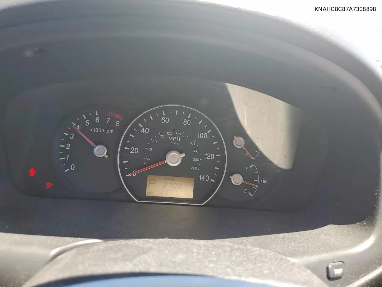 2010 Kia Rondo Lx VIN: KNAHG8C87A7308898 Lot: 61364456