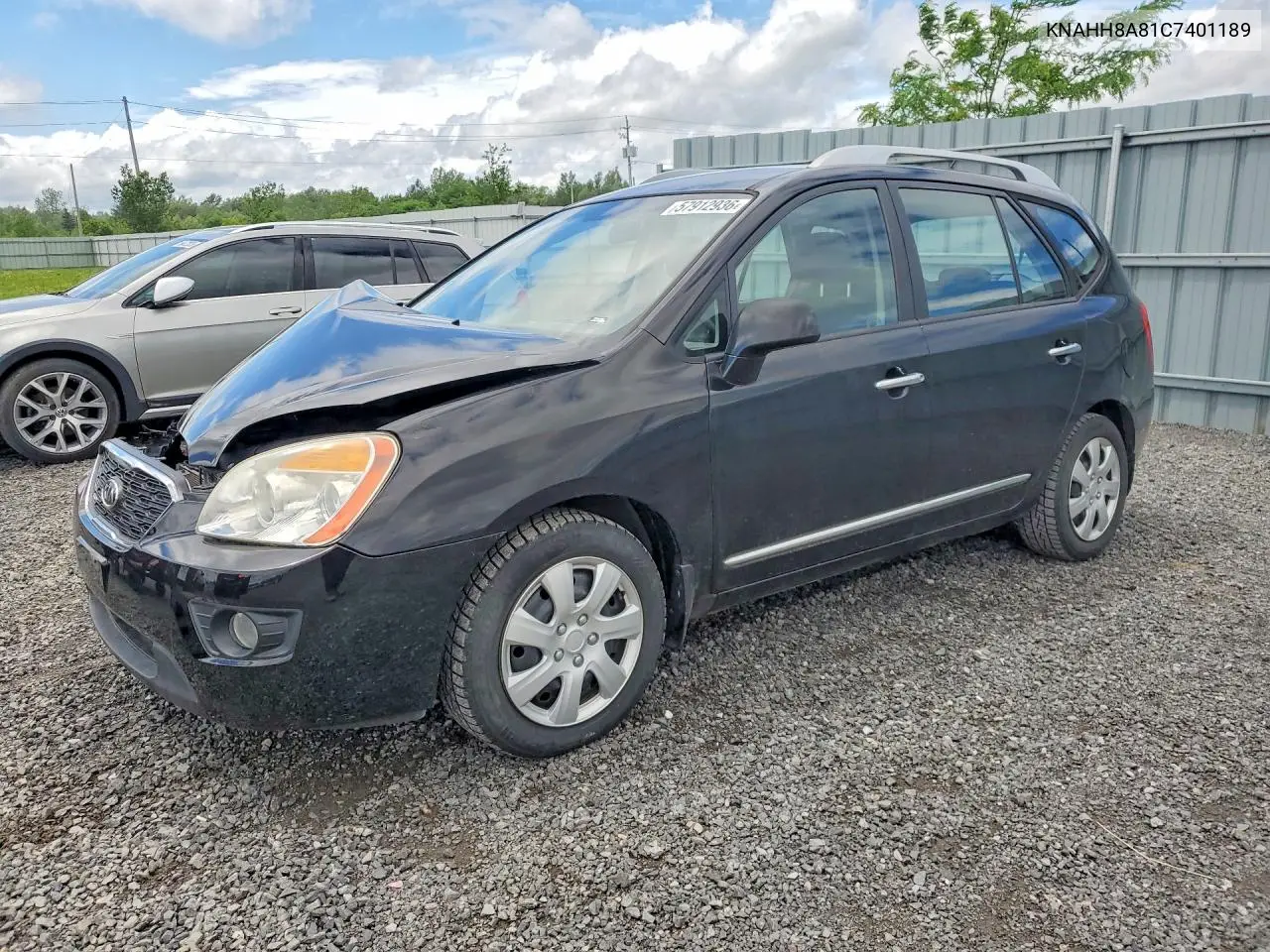 2012 Kia Rondo VIN: KNAHH8A81C7401189 Lot: 57912936