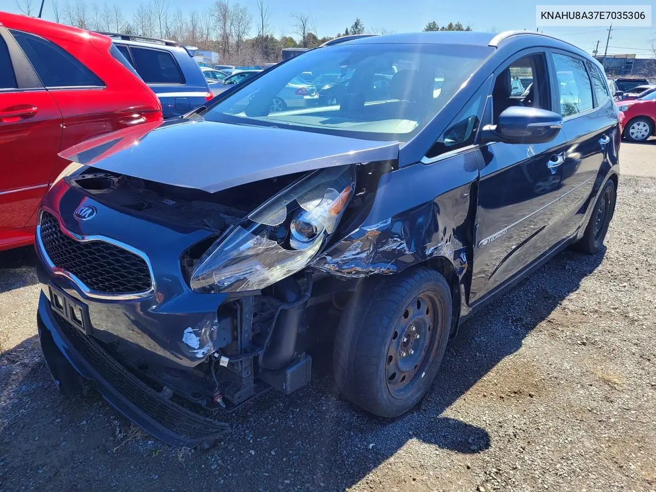 2014 Kia Rondo VIN: KNAHU8A37E7035306 Lot: 55847166
