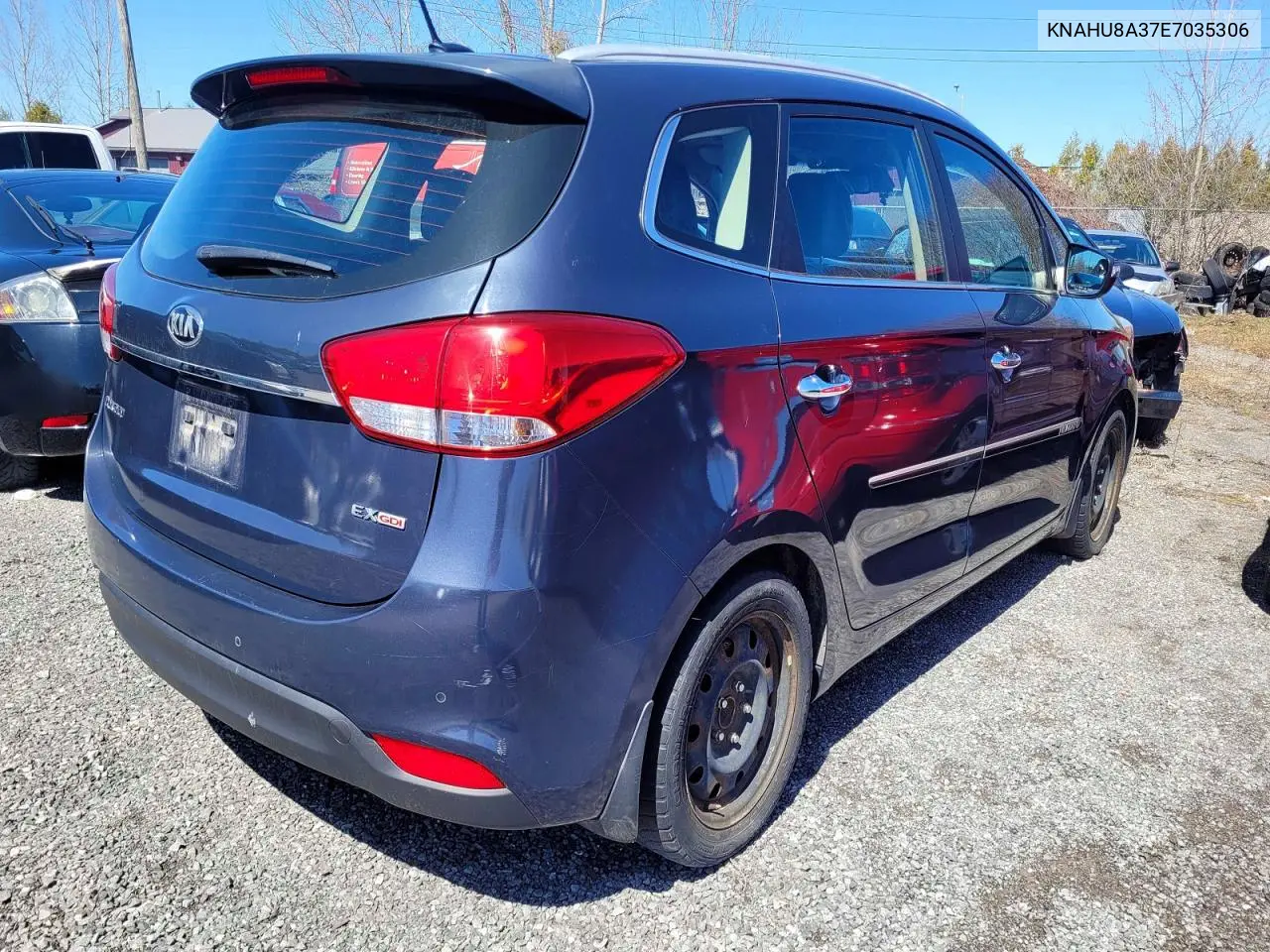 2014 Kia Rondo VIN: KNAHU8A37E7035306 Lot: 55847166