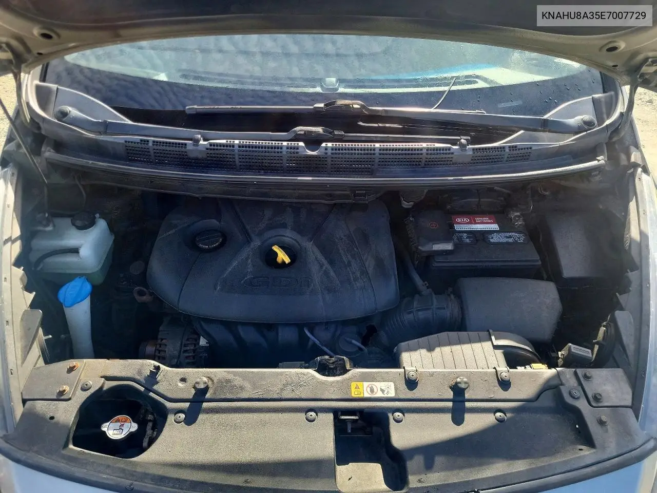 2014 Kia Rondo VIN: KNAHU8A35E7007729 Lot: 58004856
